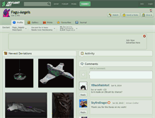 Tablet Screenshot of fagu-aegeis.deviantart.com