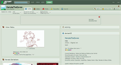 Desktop Screenshot of harukatheeevee.deviantart.com
