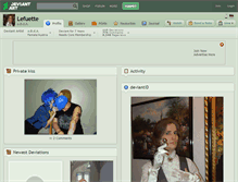 Tablet Screenshot of lefuette.deviantart.com
