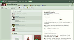 Desktop Screenshot of gorillaz-society.deviantart.com