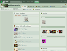 Tablet Screenshot of evilflippyiscool.deviantart.com