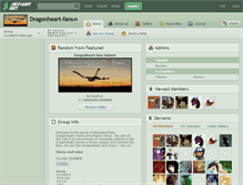 Tablet Screenshot of dragonheart-fans.deviantart.com