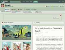 Tablet Screenshot of georged.deviantart.com