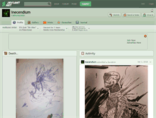 Tablet Screenshot of inecendium.deviantart.com