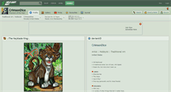 Desktop Screenshot of crimsondice.deviantart.com