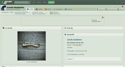 Desktop Screenshot of amelia-madeleine.deviantart.com