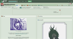 Desktop Screenshot of naturallylecherous.deviantart.com