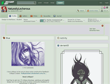 Tablet Screenshot of naturallylecherous.deviantart.com