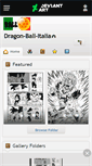 Mobile Screenshot of dragon-ball-italia.deviantart.com