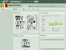 Tablet Screenshot of dragon-ball-italia.deviantart.com