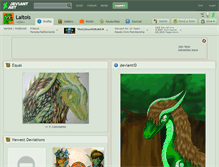 Tablet Screenshot of laitois.deviantart.com