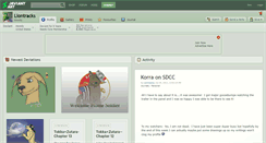 Desktop Screenshot of liontracks.deviantart.com