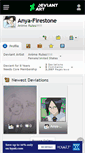 Mobile Screenshot of anya-firestone.deviantart.com