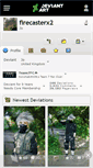 Mobile Screenshot of firecasterx2.deviantart.com