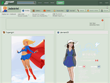 Tablet Screenshot of jadeariel.deviantart.com