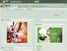 Tablet Screenshot of peysien.deviantart.com