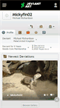 Mobile Screenshot of mickyfin02.deviantart.com