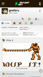 Mobile Screenshot of gneferu.deviantart.com
