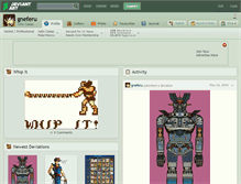 Tablet Screenshot of gneferu.deviantart.com