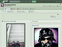 Tablet Screenshot of perceptioninprint.deviantart.com