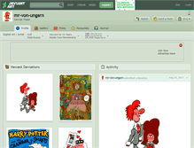 Tablet Screenshot of mr-von-ungarn.deviantart.com