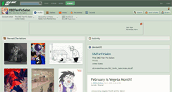 Desktop Screenshot of dbzfanficsalon.deviantart.com