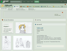 Tablet Screenshot of fujita-yuki.deviantart.com