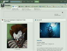 Tablet Screenshot of dulcahn.deviantart.com