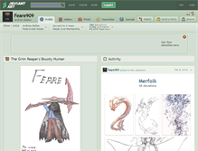 Tablet Screenshot of feare909.deviantart.com