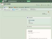 Tablet Screenshot of pop-cookie.deviantart.com