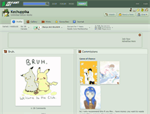 Tablet Screenshot of kechuppika.deviantart.com