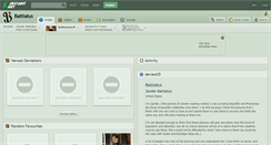 Desktop Screenshot of battiatus.deviantart.com