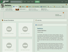 Tablet Screenshot of battiatus.deviantart.com