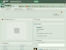 Tablet Screenshot of fabiogore.deviantart.com