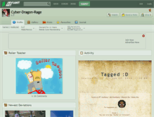 Tablet Screenshot of cyber-dragon-rage.deviantart.com