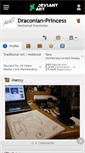 Mobile Screenshot of draconian-princess.deviantart.com