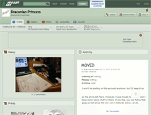Tablet Screenshot of draconian-princess.deviantart.com