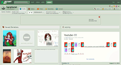 Desktop Screenshot of haruhixciel.deviantart.com