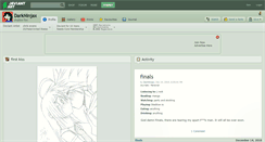 Desktop Screenshot of darkninjax.deviantart.com