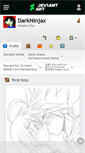 Mobile Screenshot of darkninjax.deviantart.com