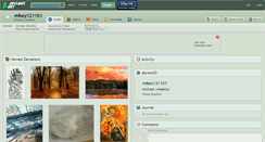 Desktop Screenshot of mikey121101.deviantart.com