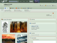 Tablet Screenshot of mikey121101.deviantart.com