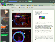 Tablet Screenshot of glophoto.deviantart.com