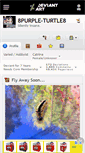 Mobile Screenshot of 8purple-turtle8.deviantart.com