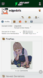 Mobile Screenshot of edgedolls.deviantart.com