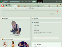 Tablet Screenshot of edgedolls.deviantart.com