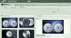Desktop Screenshot of memo-se.deviantart.com
