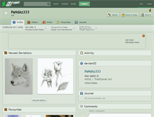 Tablet Screenshot of pandaz333.deviantart.com