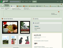 Tablet Screenshot of fototur.deviantart.com