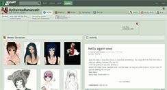 Desktop Screenshot of mychemicalromance01.deviantart.com